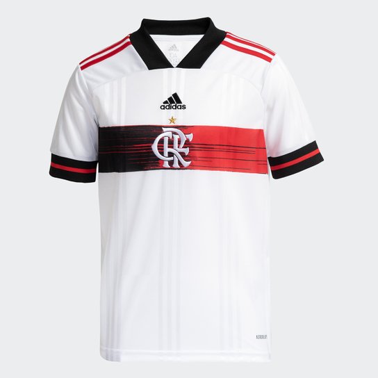 Camisa Flamengo Infantil II 20/21 s/nº Torcedor Adidas - Branco é ruim? Camisa Flamengo Infantil II 20/21 s/nº Torcedor Adidas - Branco é boa?