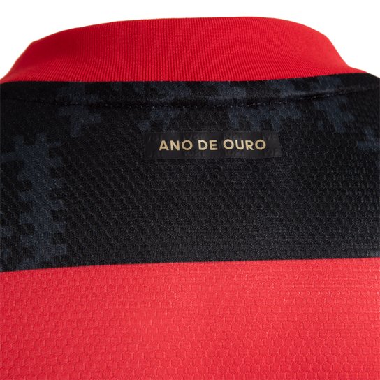 Camisa Flamengo Juvenil I 21/22 s/n° Torcedor Adidas