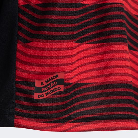Camisa Flamengo Juvenil I 22/23 s/n° Torcedor Adidas