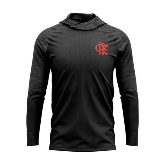 Camisa Flamengo Manga Longa Utter Braziline GG - Chumbo Menor preço em Camisa Flamengo Manga Longa Utter Braziline GG - Chumbo