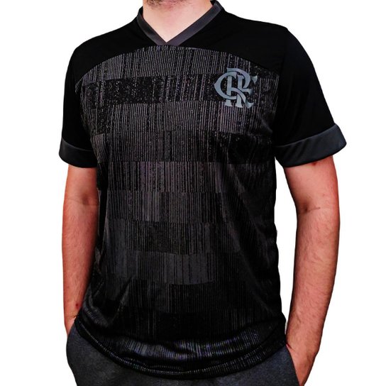 Camisa Flamengo Mask Dark Masculino Oficial - Preto Menor preço em Camisa Flamengo Mask Dark Masculino Oficial - Preto