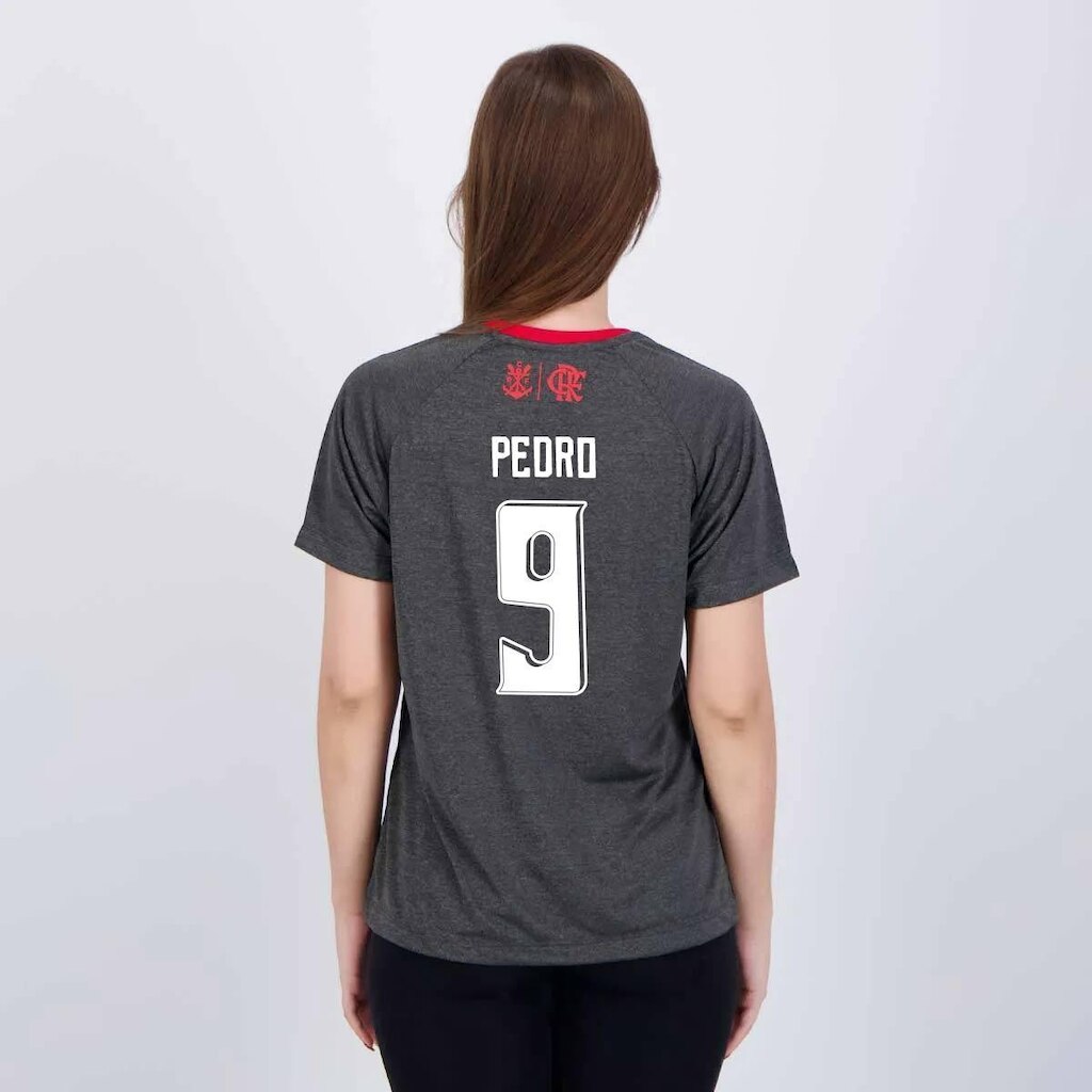 Camisa Flamengo Pedro 9 Var Feminina