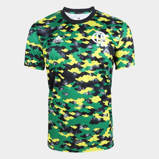Camisa Flamengo Pré-Jogo 21/22 Adidas Masculina - Amarelo+Verde é ruim? Camisa Flamengo Pré-Jogo 21/22 Adidas Masculina - Amarelo+Verde é boa?