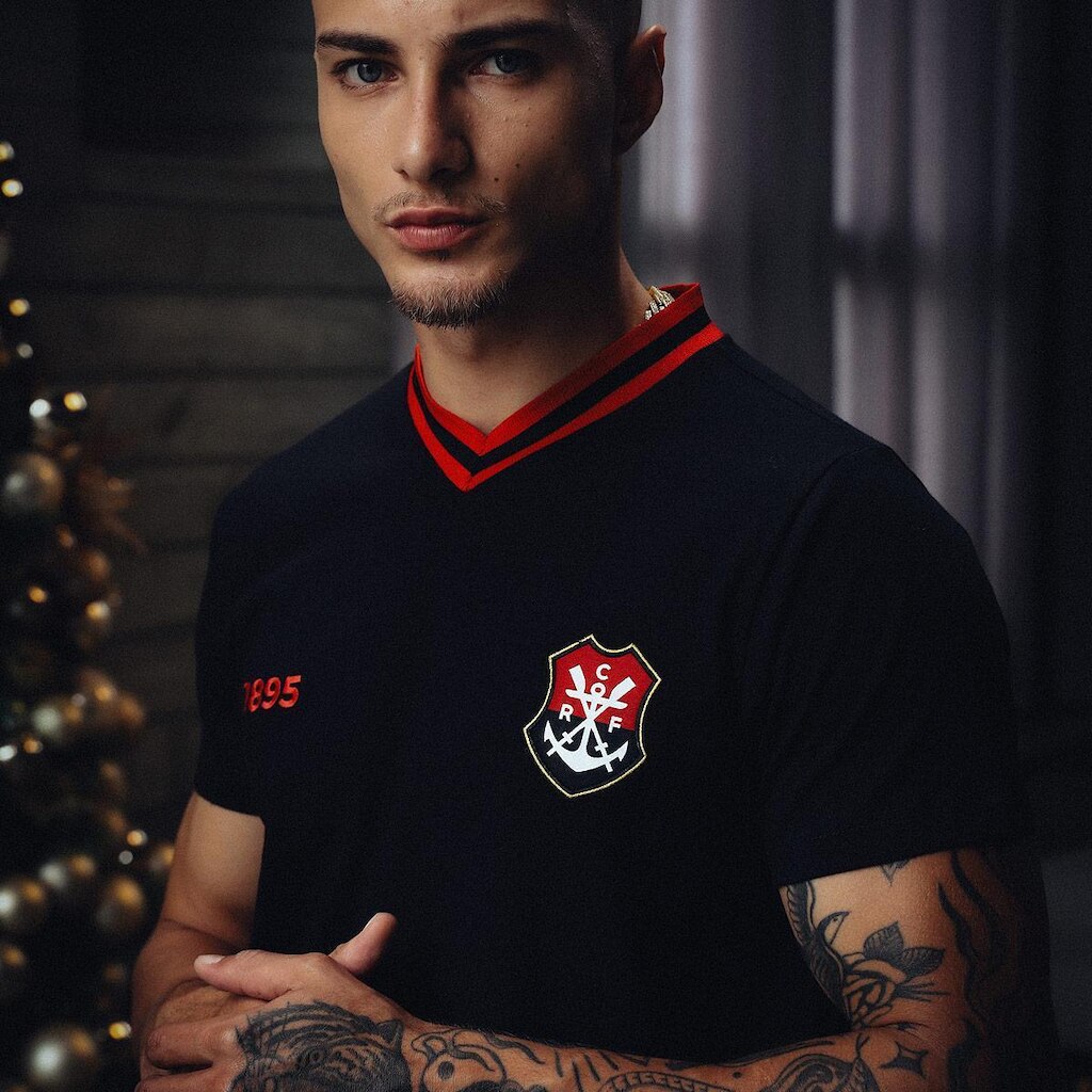 Camisa Flamengo Retrô 1895 Masculina