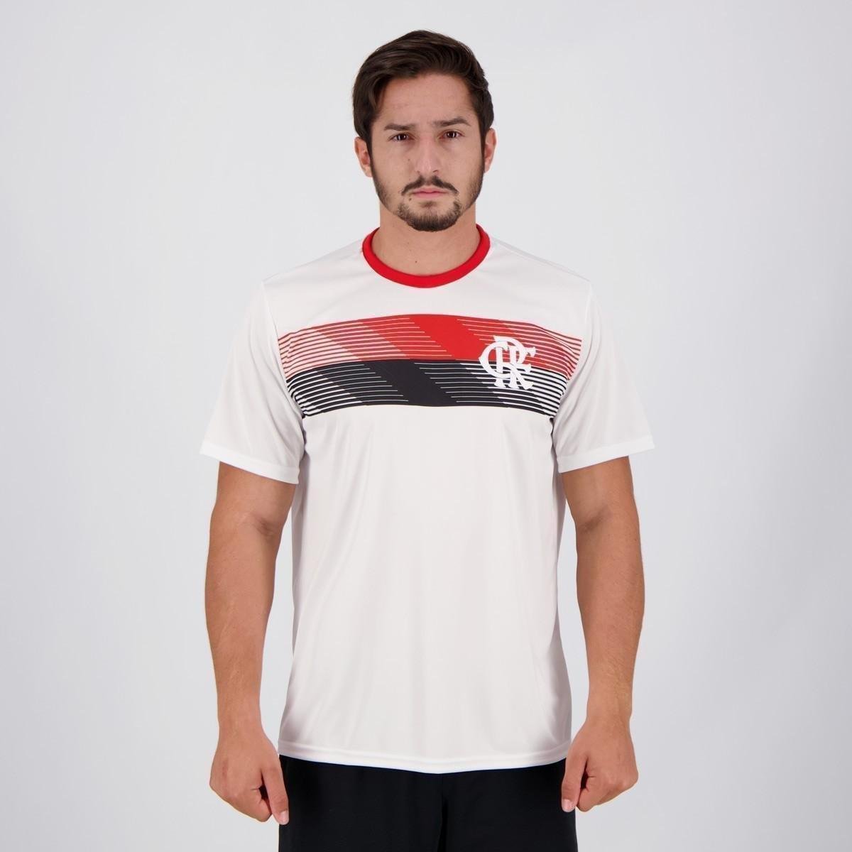 Camisa Flamengo Talent Branca Menor preço em Camisa Flamengo Talent Branca
