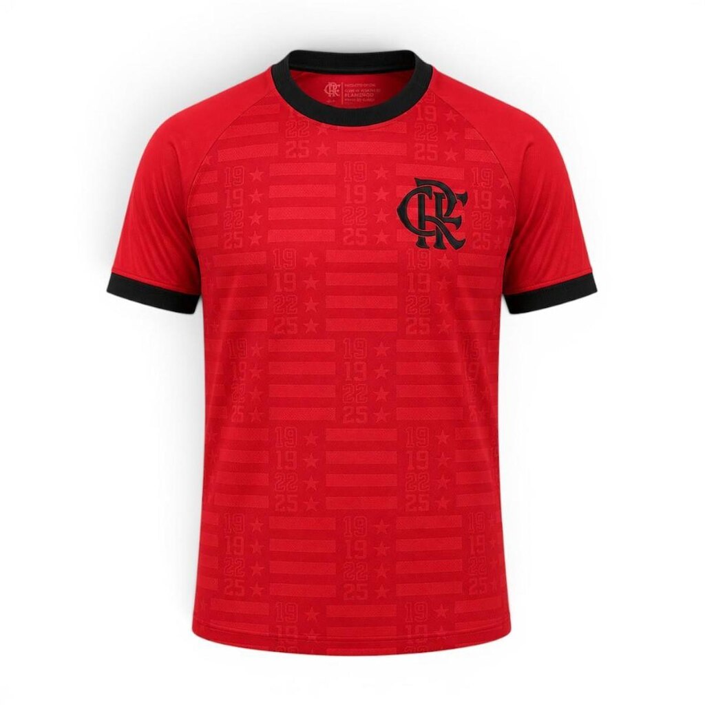 Camisa Flamengo Torcedor Legado Casual Maculina Licenciada