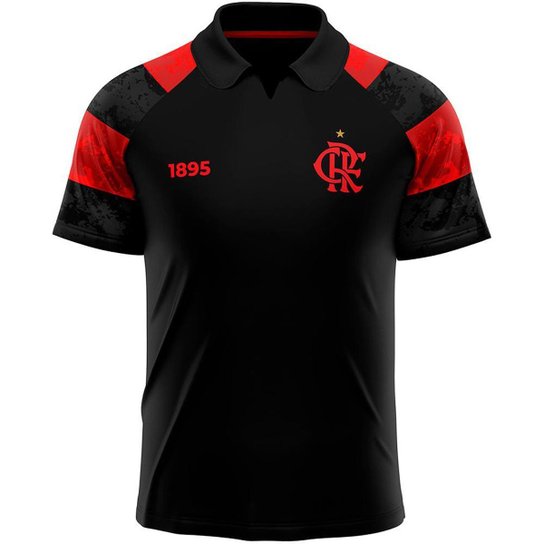 Camisa Flamengo Veil Masculina - Preto