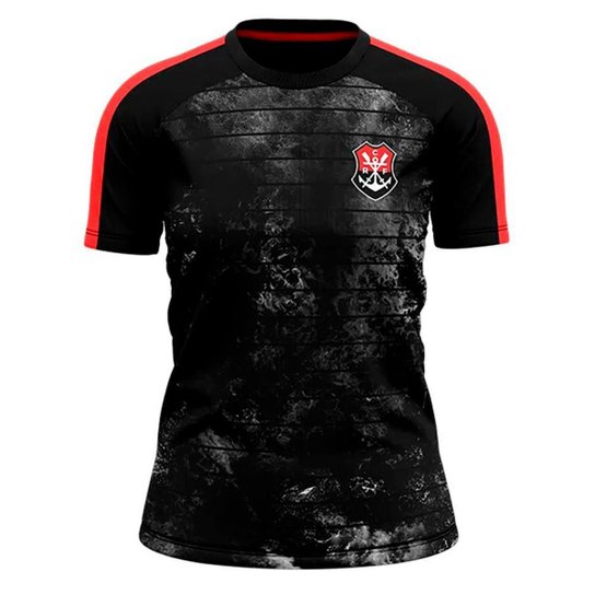 Camisa Flamengo Vein Feminina Preta - Preto Menor preço em Camisa Flamengo Vein Feminina Preta - Preto