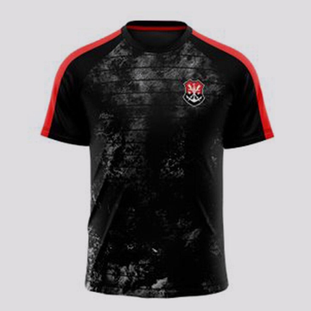 Camisa Flamengo Vein Preta Infantil