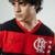 Camisa Flamengo Zico Retrô Libertadores Masculina - Preto+Vermelho