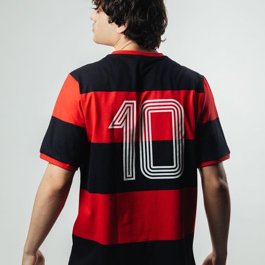 Camisa Flamengo Zico Retrô Libertadores Masculina