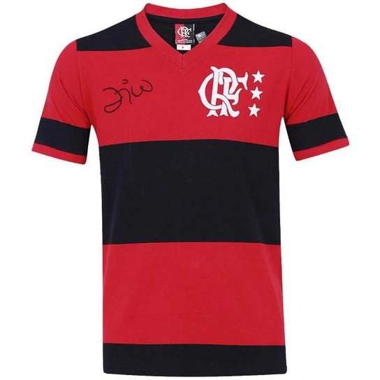 Camisa Flamengo Zico Retrô Libertadores Masculina