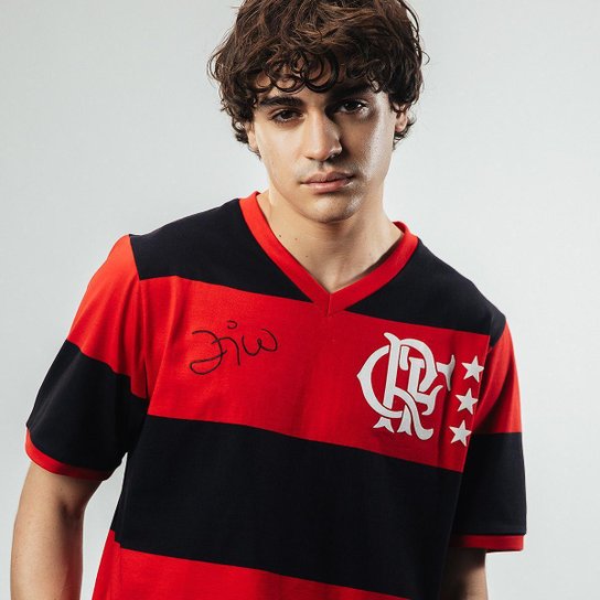 Camisa Flamengo Zico Retrô Libertadores Masculina