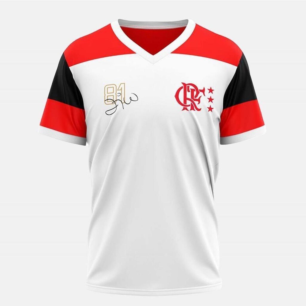 Camisa Flamengo Zico Retro