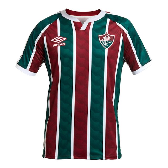 Camisa Fluminense 2020/2021 Home Oficial Torcedor S/N - Vermelho Escuro Menor preço em Camisa Fluminense 2020/2021 Home Oficial Torcedor S/N - Vermelho Escuro