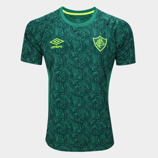 Camisa Fluminense 24/25 s/n° Treino Umbro Masculina - Verde Menor preço em Camisa Fluminense 24/25 s/n° Treino Umbro Masculina - Verde