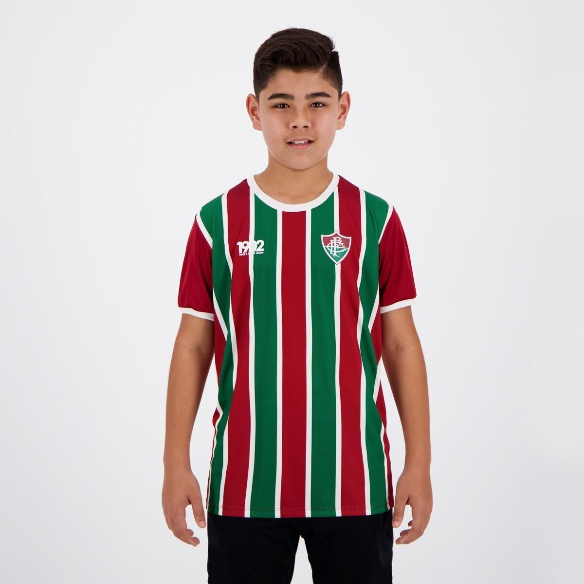 Camisa Fluminense Attract Infantil Menor preço em Camisa Fluminense Attract Infantil