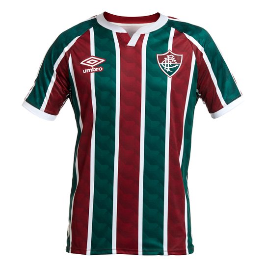 Camisa Fluminense I 20/21 s/n° Torcedor Umbro Masculina - Vinho+Verde Menor preço em Camisa Fluminense I 20/21 s/n° Torcedor Umbro Masculina - Vinho+Verde