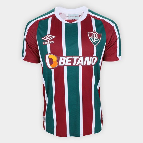 Camisa Fluminense I 22/23 s/n° Jogador Umbro Masculina - Vinho+Verde Menor preço em Camisa Fluminense I 22/23 s/n° Jogador Umbro Masculina - Vinho+Verde