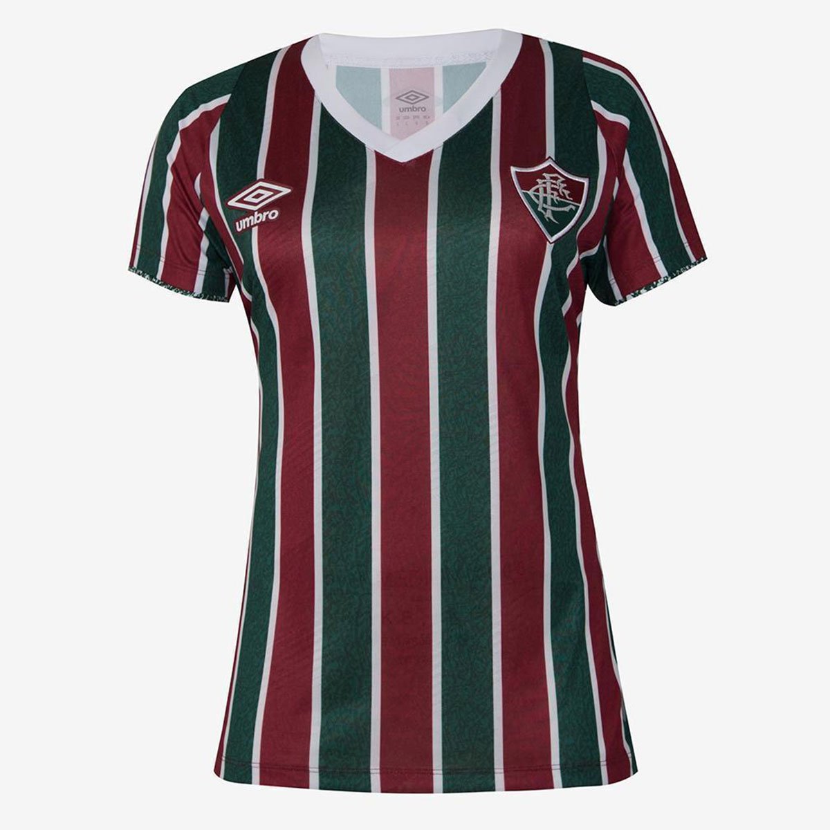 Camisa Fluminense I 24/25 s/n° Torcedor Umbro Feminina Menor preço em Camisa Fluminense I 24/25 s/n° Torcedor Umbro Feminina