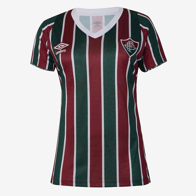 Camisa Fluminense I 24/25 s/n° Torcedor Umbro Feminina