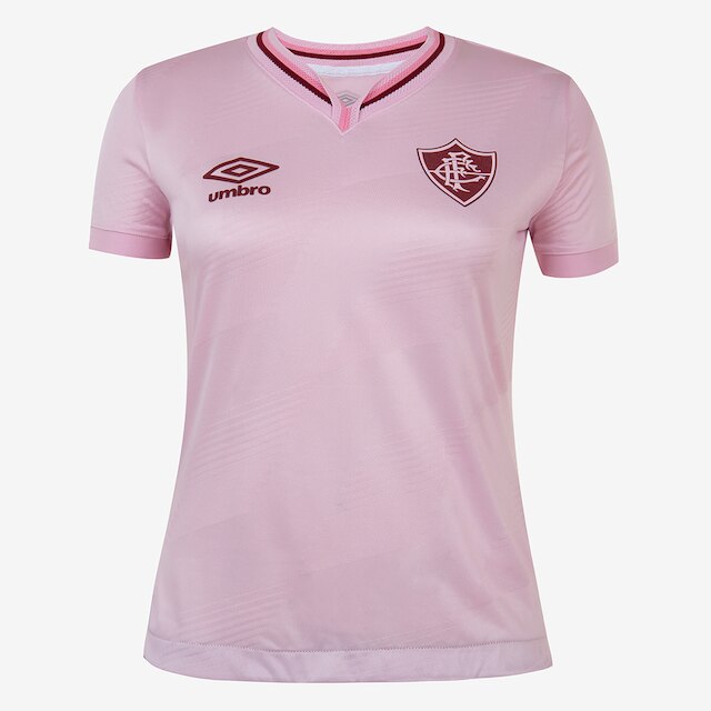 Camisa Fluminense Outubro Rosa 24/25 s/n° Torcedor Umbro Feminina