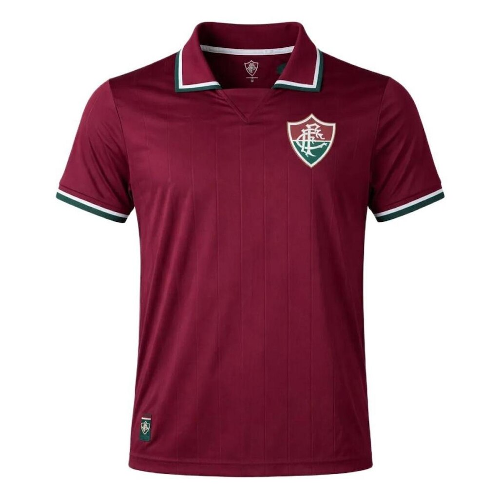 Camisa Fluminense Polo Grená Símbolo - Masculino