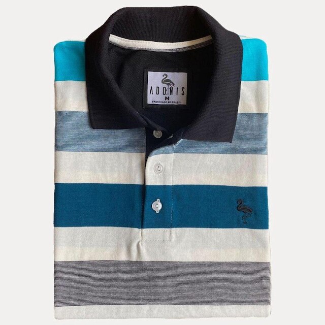 Camisa Gola Polo Listrada