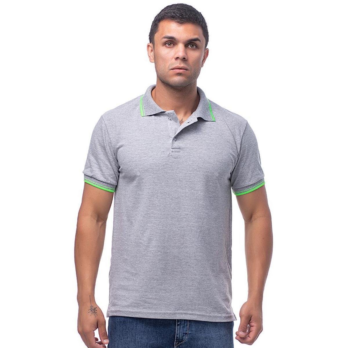 Camisa Gola Polo Masculina Básica Blusa Malha Piquet Menor preço em Camisa Gola Polo Masculina Básica Blusa Malha Piquet