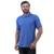 Camisa Gola Polo Masculina Malha Piquet 50% Algodão 50% Poliéster Penteado Rentex MXD Conceito - Azul