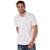 Camisa Gola Polo Piquet Masculina Básica Lisa - Branco