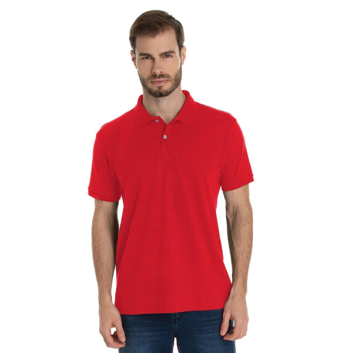 Camisa Gola Polo Piquet Masculina Básica Lisa Menor preço em Camisa Gola Polo Piquet Masculina Básica Lisa