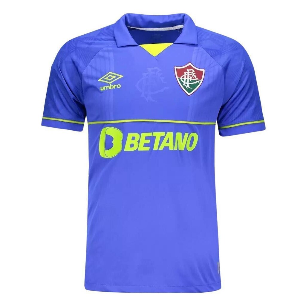 Camisa Goleiro Masculina Fluminense 2023 Umbro Azul