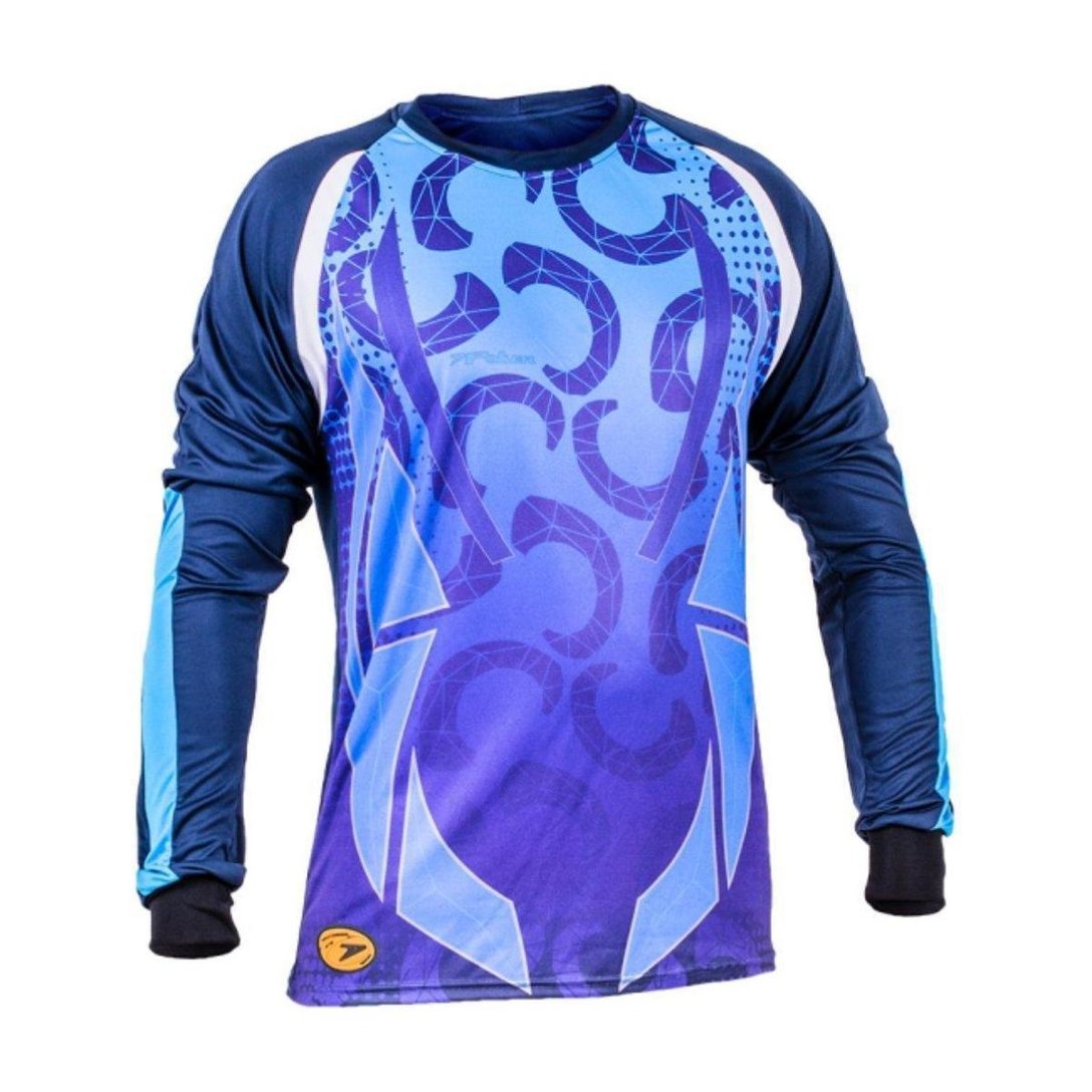 Camisa Goleiro Poker Sublimax Maier 04047MCB Marinho