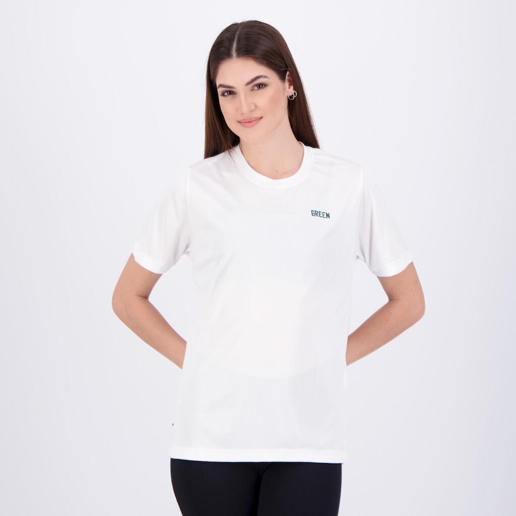 Camisa Gr33n Goiás 2023 Basic Feminina