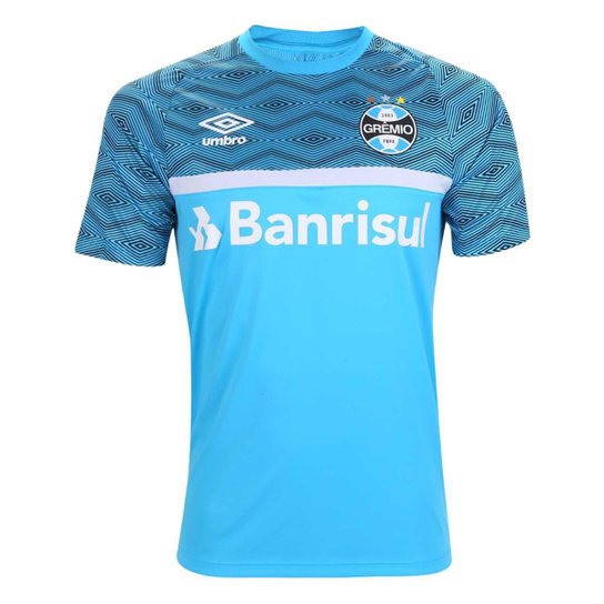 Camisa Grêmio 2021 Treino Azul Oficial Umbro - Azul Menor preço em Camisa Grêmio 2021 Treino Azul Oficial Umbro - Azul
