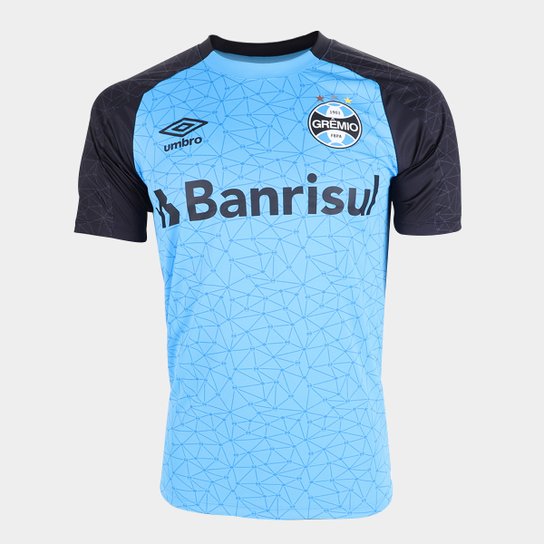 Camisa Grêmio 22/23 Aquecimento Umbro Masculina - Azul Claro+Preto é ruim? Camisa Grêmio 22/23 Aquecimento Umbro Masculina - Azul Claro+Preto é boa?
