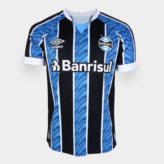 Camisa Grêmio I 20/21 s/n° Torcedor Umbro Masculina - Azul+Preto é ruim? Camisa Grêmio I 20/21 s/n° Torcedor Umbro Masculina - Azul+Preto é boa?