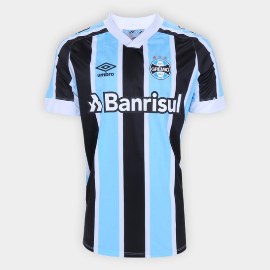 Camisa Grêmio I 21/22 s/n° Torcedor Umbro Masculina - Azul+Branco é ruim? Camisa Grêmio I 21/22 s/n° Torcedor Umbro Masculina - Azul+Branco é boa?
