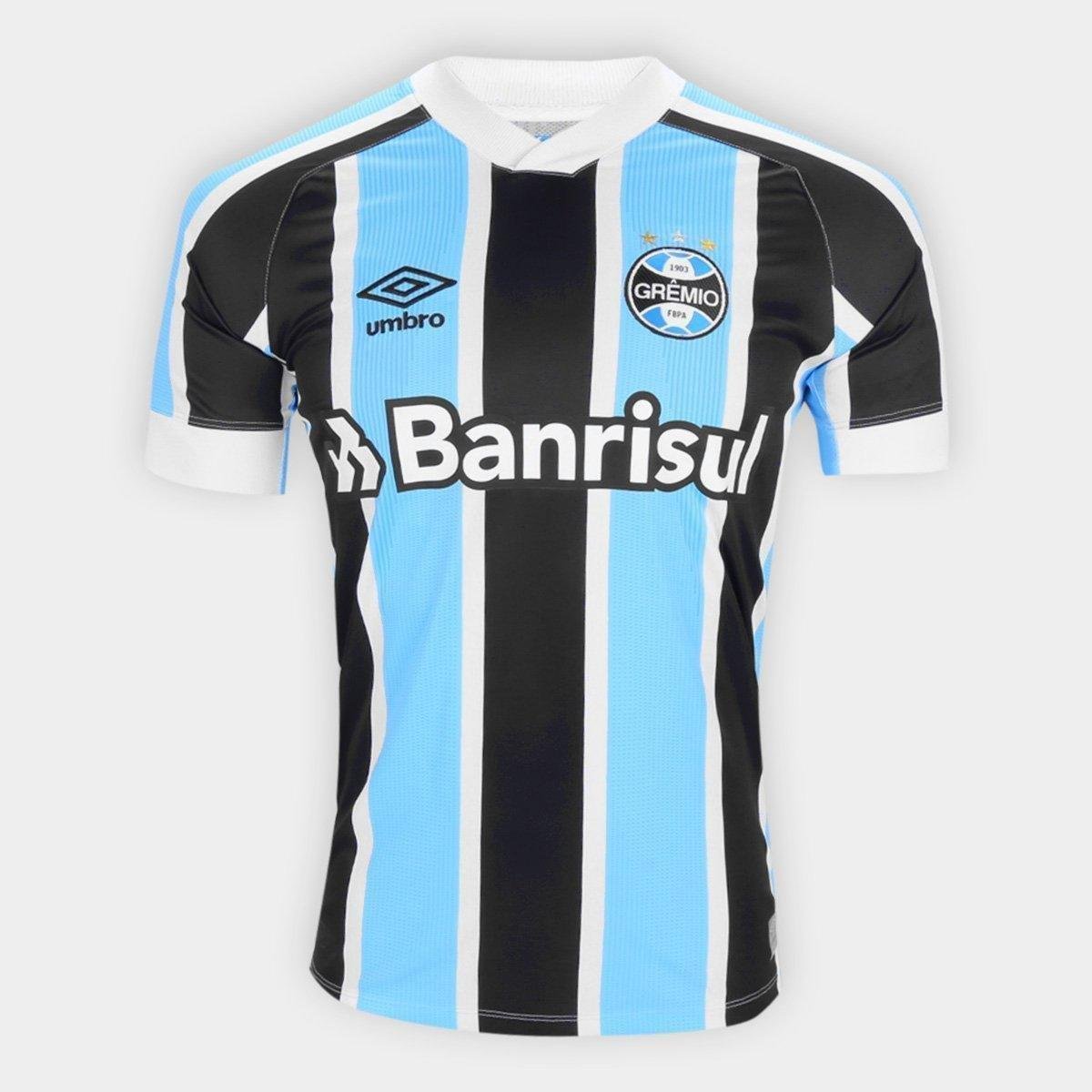 Camisa Grêmio I 21/22 Torcedor Umbro Masculina Menor preço em Camisa Grêmio I 21/22 Torcedor Umbro Masculina