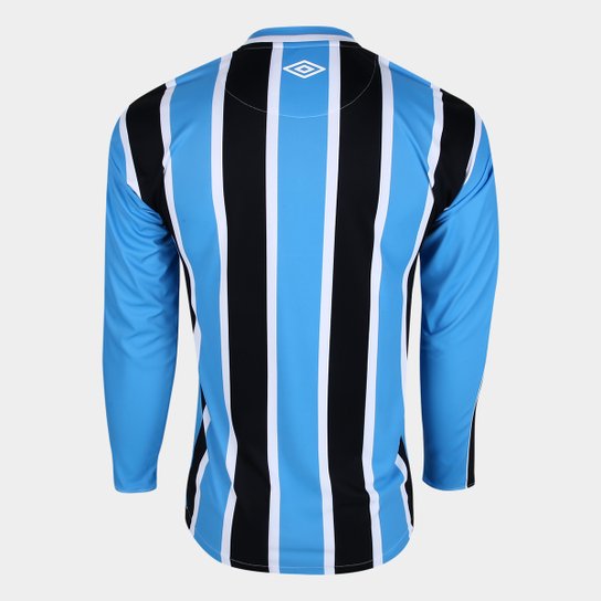 Camisa Grêmio I 23/24 s/n° Torcedor Umbro Manga Longa Masculina