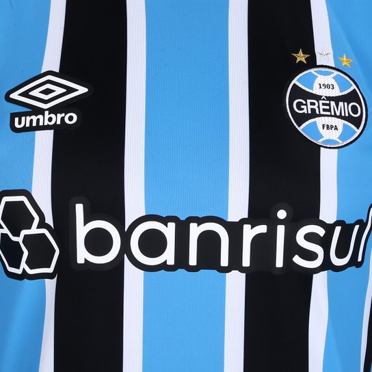 Camisa Grêmio I 23/24 s/n° Torcedor Umbro Manga Longa Masculina