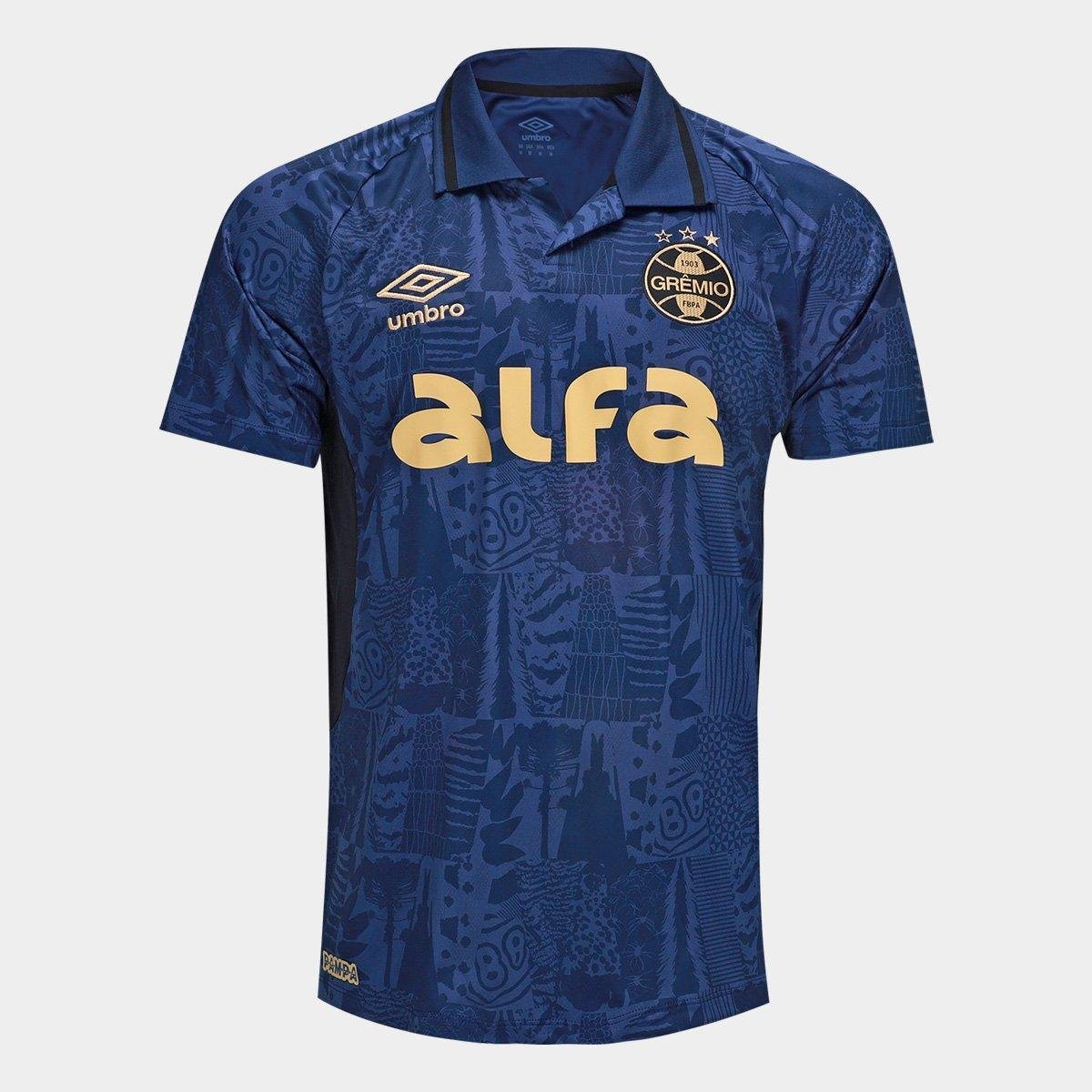 Camisa Grêmio III 25/26 s/n Torcedor Umbro Masculina Menor preço em Camisa Grêmio III 25/26 s/n Torcedor Umbro Masculina