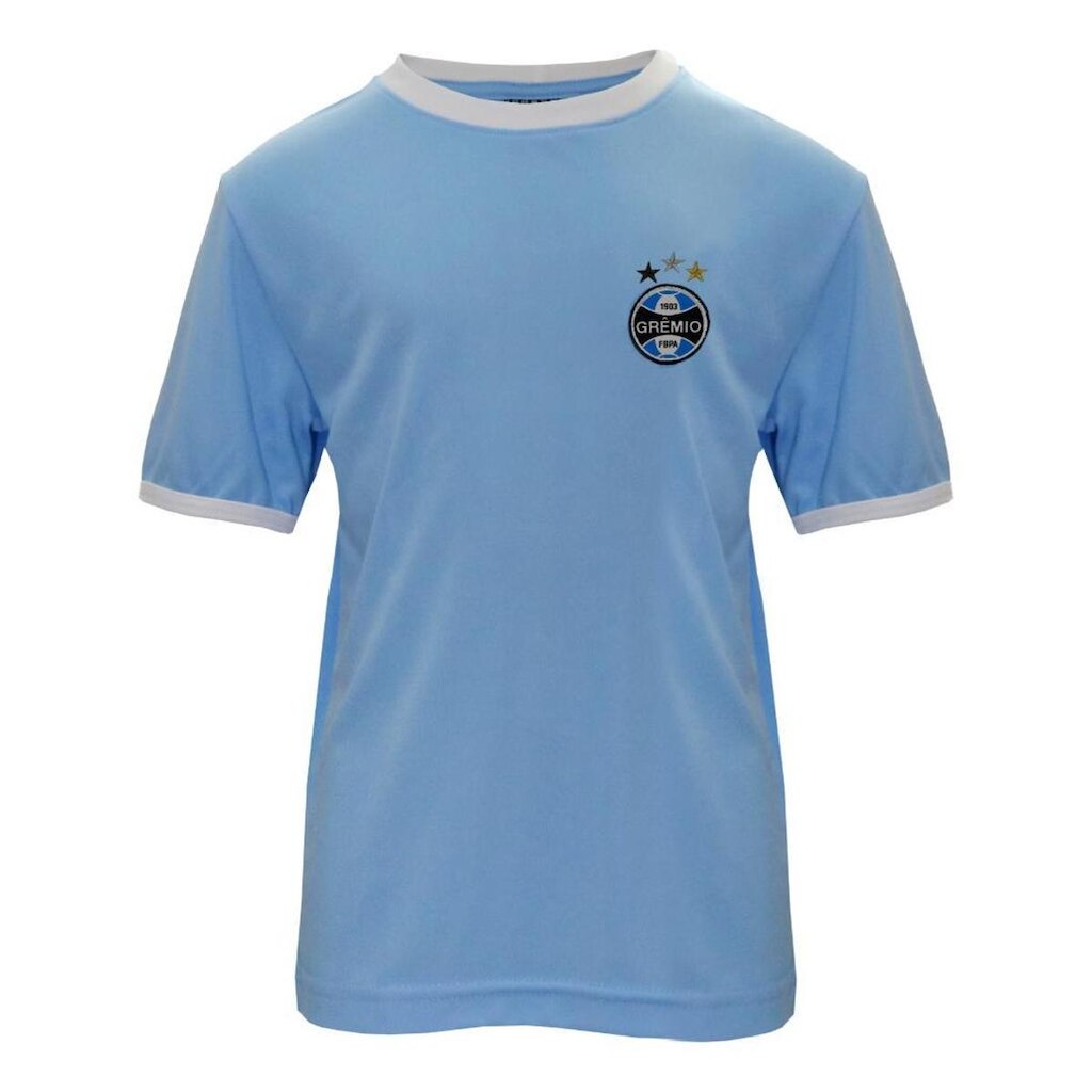 Camisa Grêmio Licenciada Celeste Nº 9 Infantil