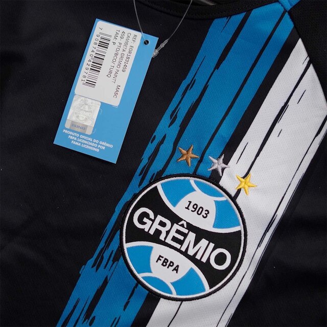 Camisa Grêmio Paintt Preto - Masculino