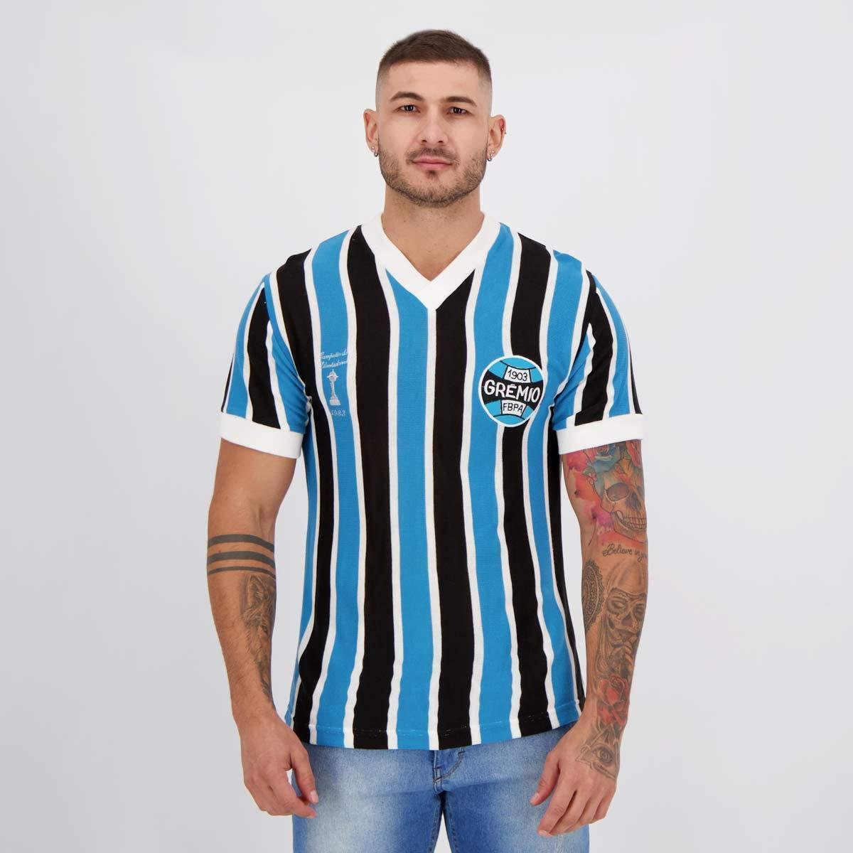 Camisa Grêmio Retrô 1983 N° 7 Menor preço em Camisa Grêmio Retrô 1983 N° 7