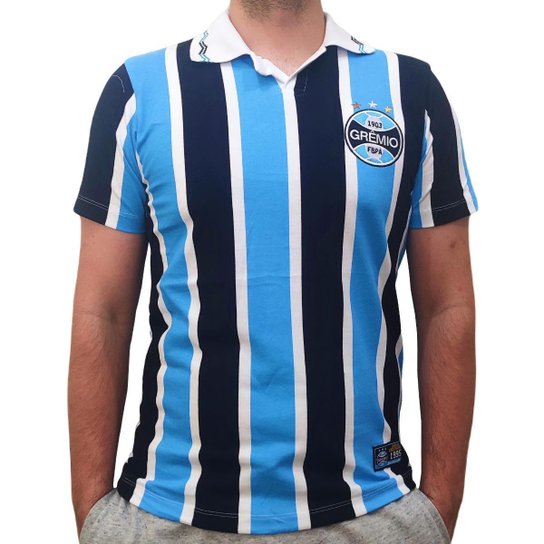 Camisa Grêmio Retrô 1995 Algodão Oficial