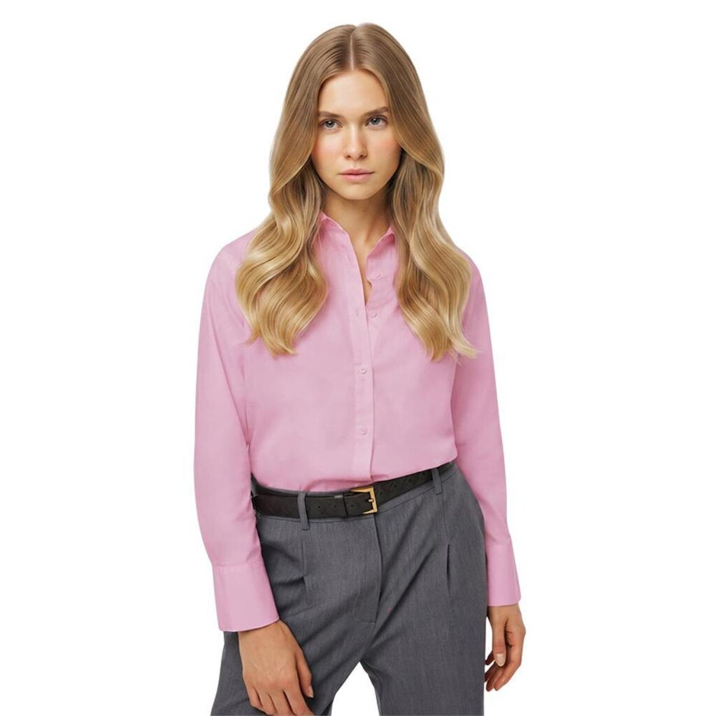 Camisa Hering Feminina Manga Longa Em Tricoline