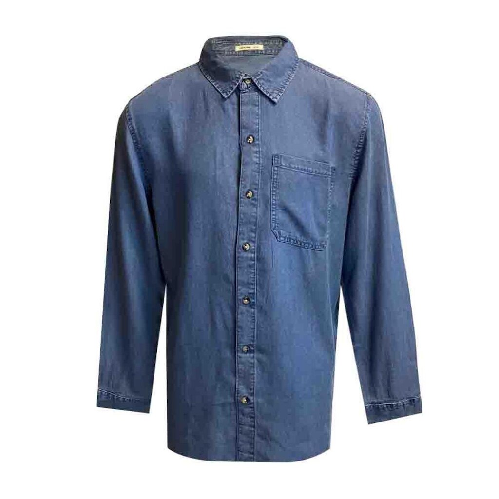 Camisa Hering Masculina Manga Longa Jeans