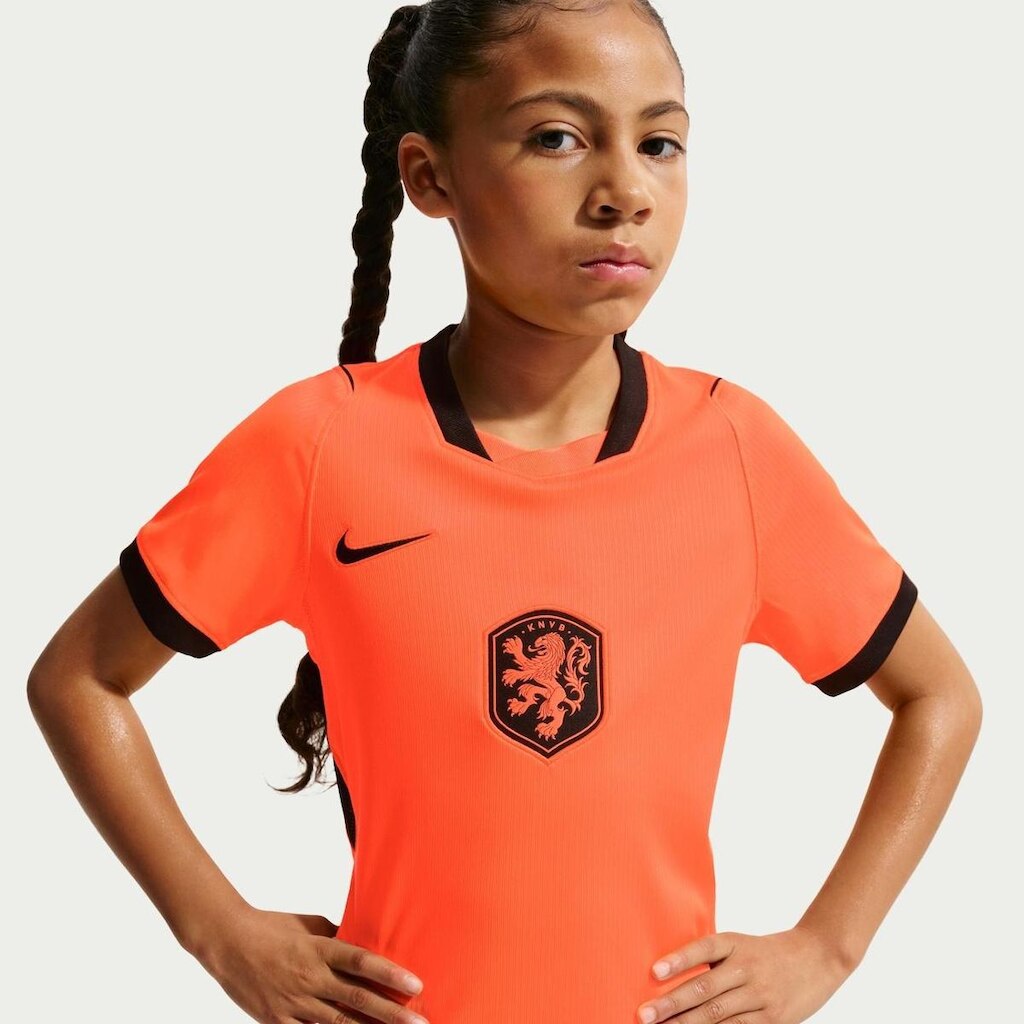Camisa Holanda Nike I 2026/27 Torcedor Pro Infantil
